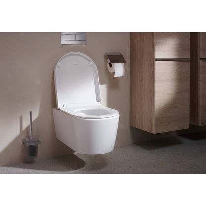 Суспензирана тоалетна чиния Hansgrohe EluPura S Rimless AquaHelix бяла гланц