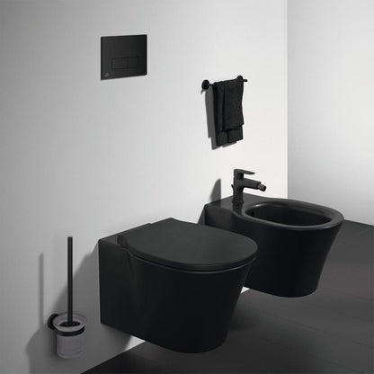 Ideal Standard Connect Air Rimless Wall-Hung Toilet in Matte Black