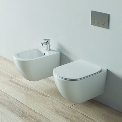 WC чиния стенен монтаж Ideal Standard Tesi AquaBlade бяла