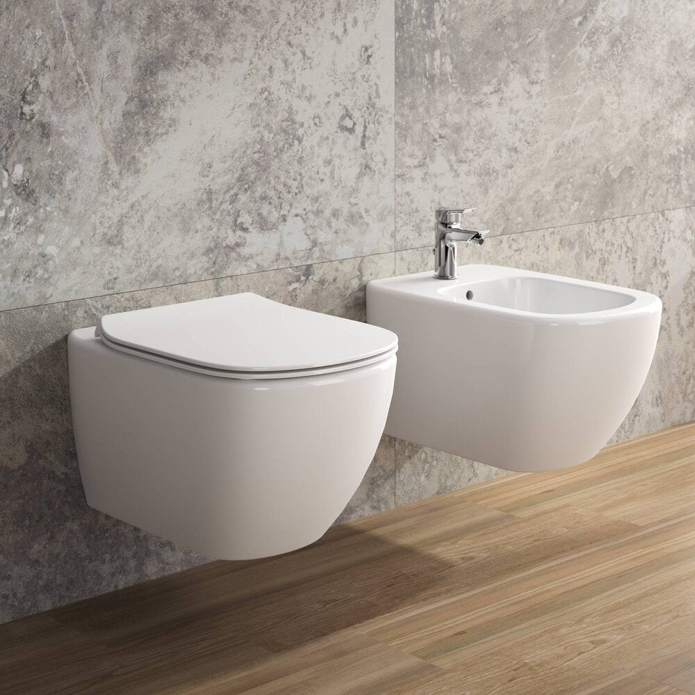 WC чиния стенен монтаж Ideal Standard Tesi AquaBlade бяла