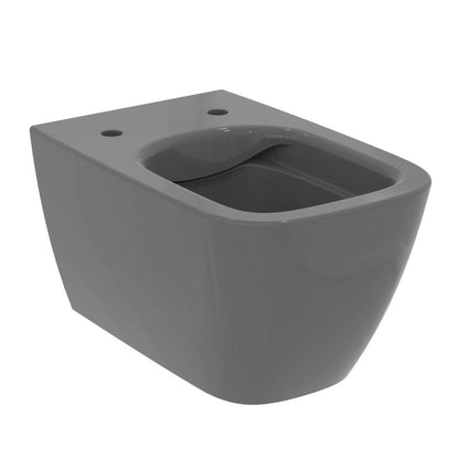 Ideal Standard i.life B Glossy Grey Rimless Wall-Hung Toilet