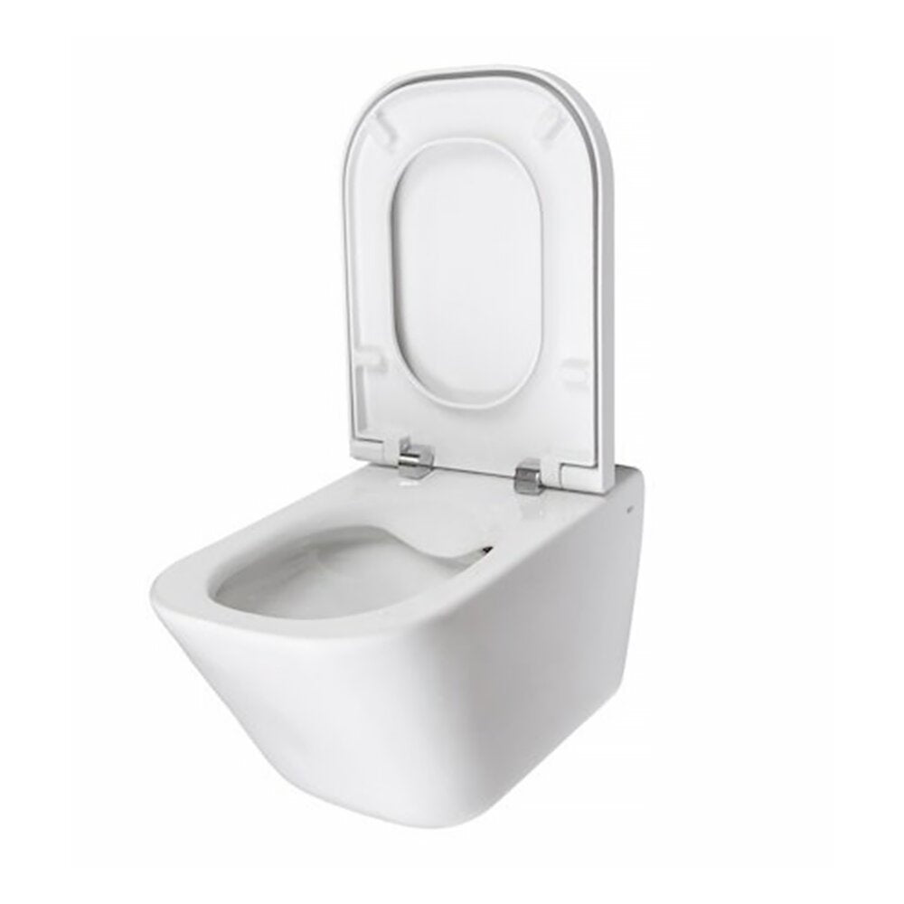 WC чаша за стенен монтаж Roca The Gap без ръб бяла