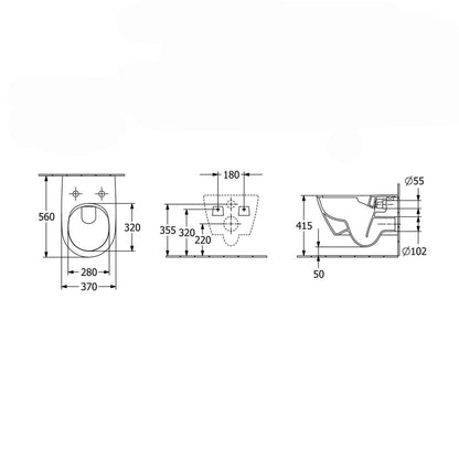 Суспендиран тоалет Villeroy&Boch Subway 2.0 с DirectFlush бял Alpin CeramicPlus