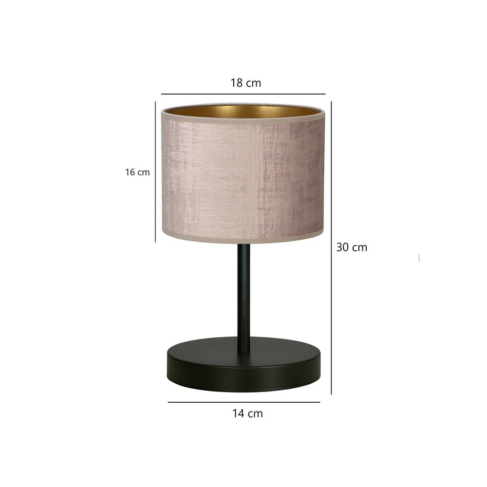 Emibig Hilde 1 Black/Pink Table Lamp