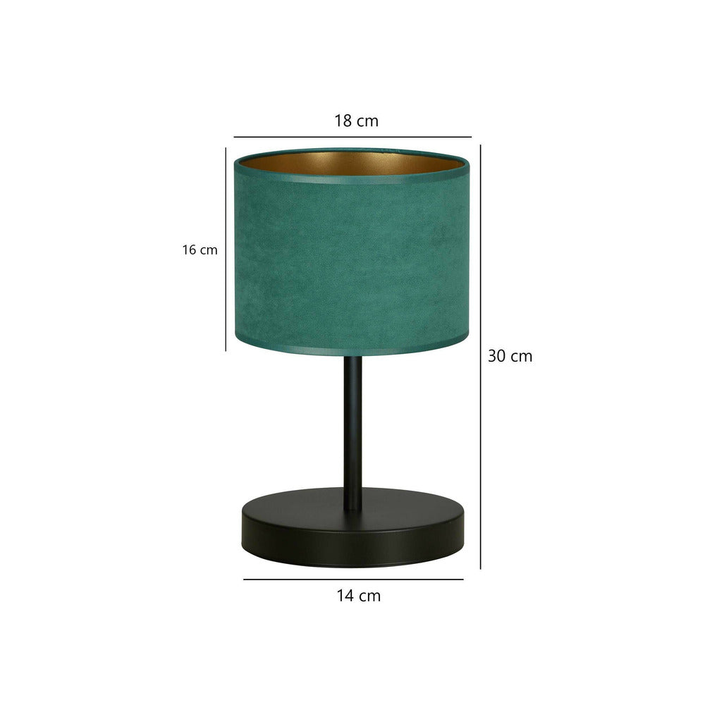 Emibig Hilde 1 Black/Green Table Lamp