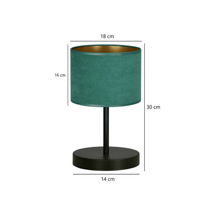 Emibig Hilde 1 Black/Green Table Lamp