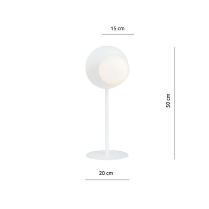 Emibig Oslo LN White/Opal Table Lamp