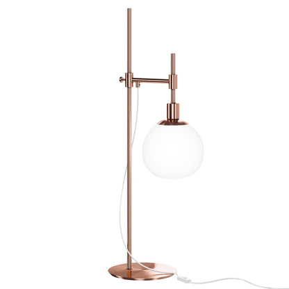 Maytoni Erich Brass/White Table Lamp 1 Bulb