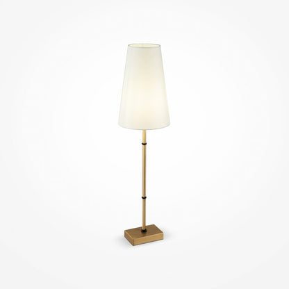 Maytoni Zaragoza Brass/White Table Lamp 1 Bulb