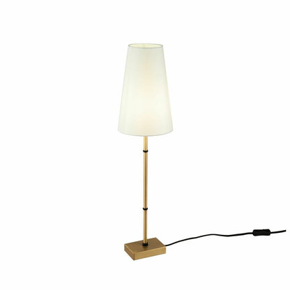 Maytoni Zaragoza Brass/White Table Lamp 1 Bulb