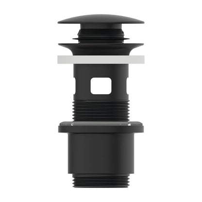 Вентил Ideal Standard за мивки с черен мат push-open