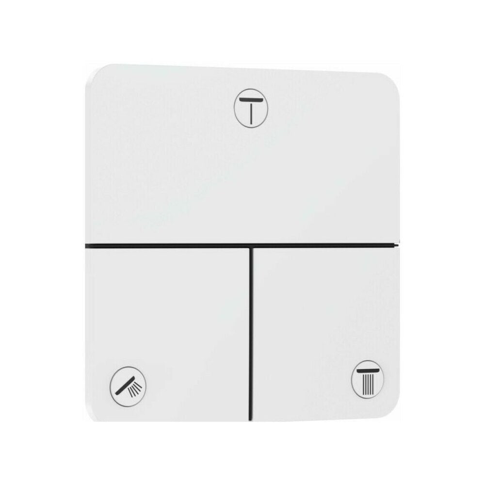 Вграден мат бял вентил Hansgrohe ShowerSelect Comfort Q 3 функции
