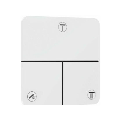 Вграден мат бял вентил Hansgrohe ShowerSelect Comfort Q 3 функции