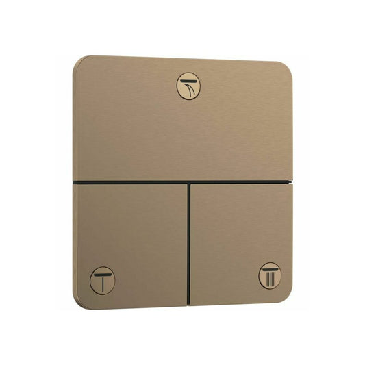 Concealed Valve in Brushed Bronze Hansgrohe ShowerSelect Comfort Q 3 Functions