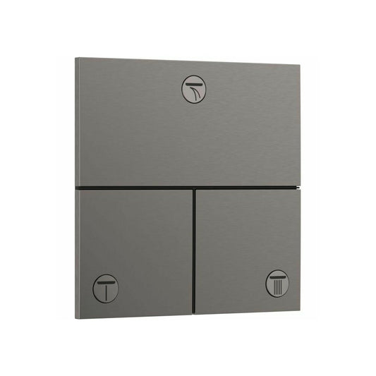 Brushed Chrome Built-in Valve Hansgrohe ShowerSelect Comfort E 3 Functions