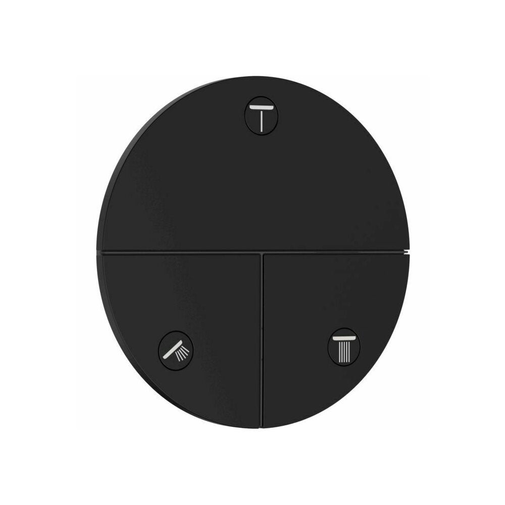 Мат черен вграден вентил Hansgrohe ShowerSelect Comfort S 3 функции