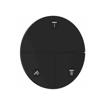 Мат черен вграден вентил Hansgrohe ShowerSelect Comfort S 3 функции