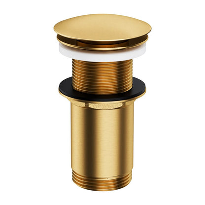 Вентил за мивка Click-Clack Omnires, покритие Brushed Gold, без преливник
