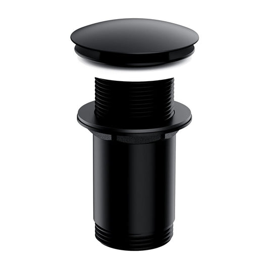 Вентил за мивка Click-Clack Omnires, матово черно покритие, без преливник