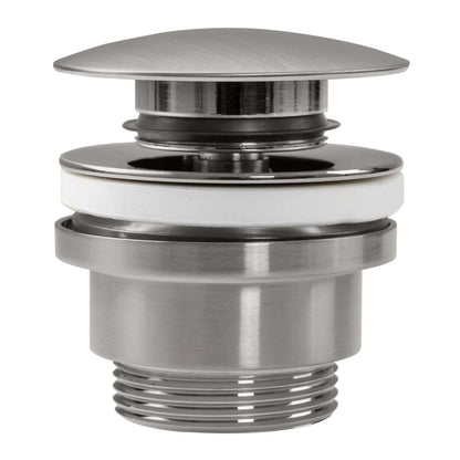 Rea Click-Clack Sink Valve in Brushed Nickel