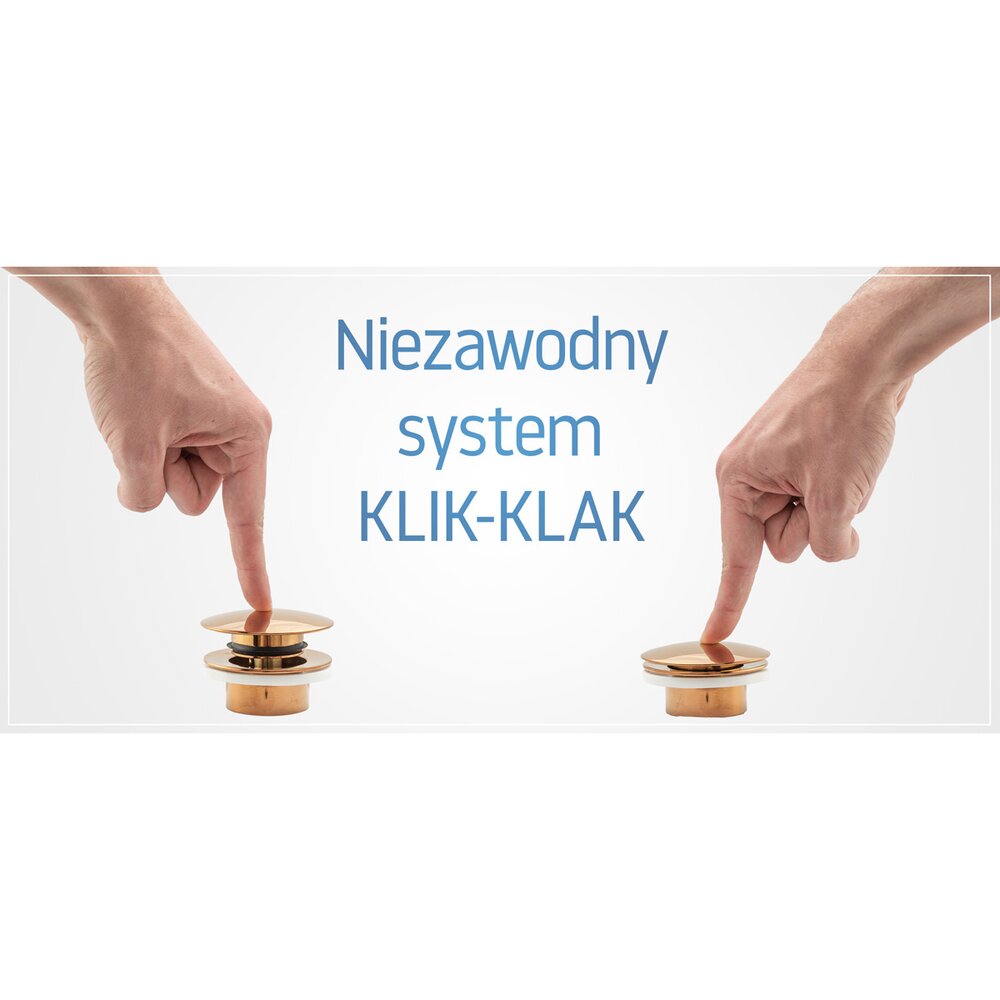 Универсален лавара Click-Clack хромирана - Rea