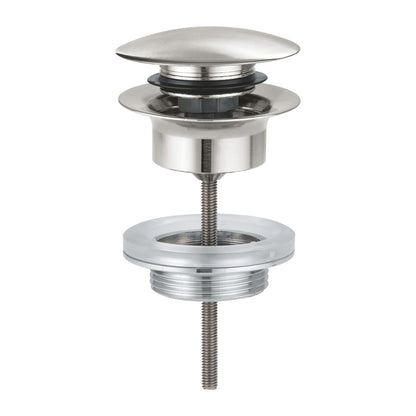 Grohe Selection Push-Open Basin Valve, Chrome, Supersteel, Universal