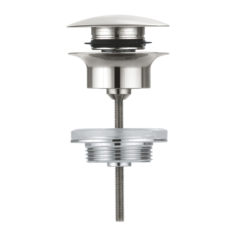 Grohe Selection Push-Open Basin Valve, Chrome, Supersteel, Universal