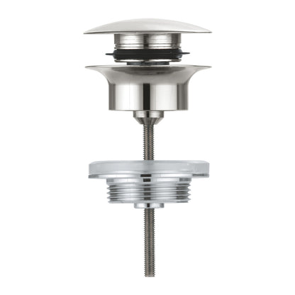 Grohe Selection Push-Open Basin Valve, Chrome, Supersteel, Universal
