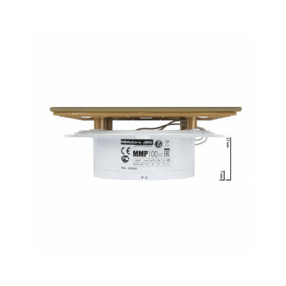 Златен вентилатор за баня MMotors с evacuație 38 mm 16W