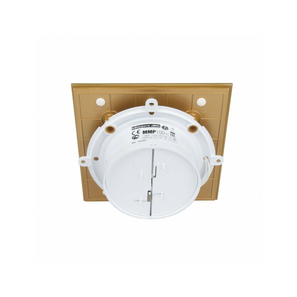 Златен вентилатор за баня MMotors с evacuație 38 mm 16W
