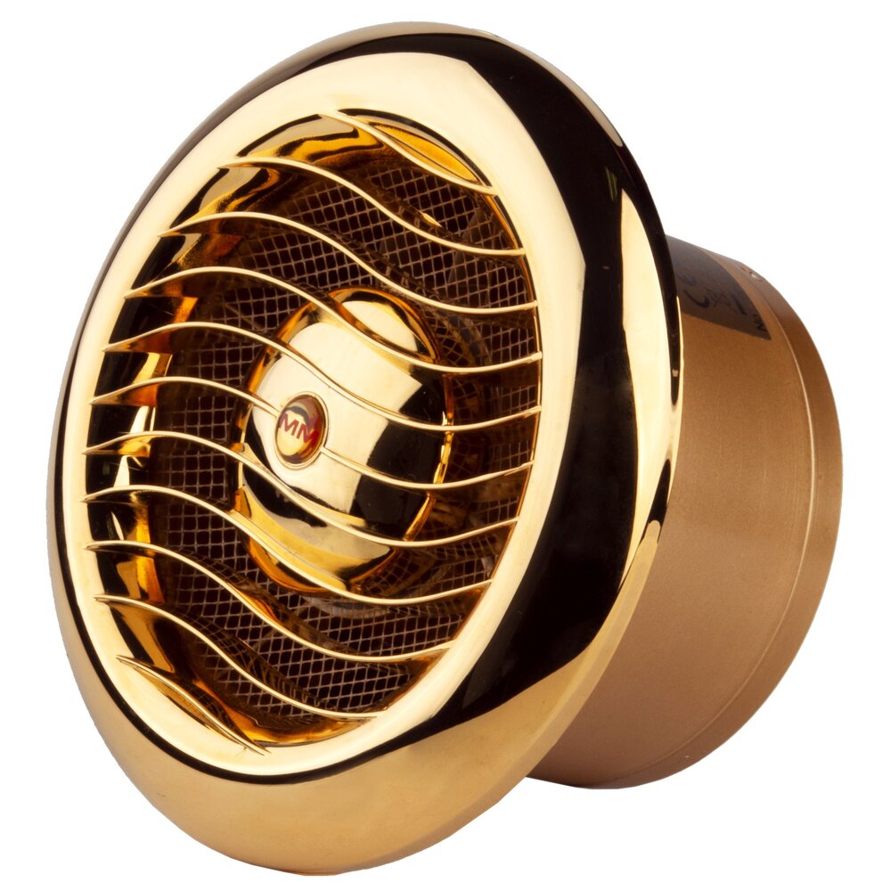 Вентилатор за баня MMotors MM с 24K златно покритие и мощност 19W