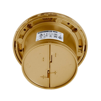 Вентилатор за баня MMotors MM с 24K златно покритие и мощност 19W