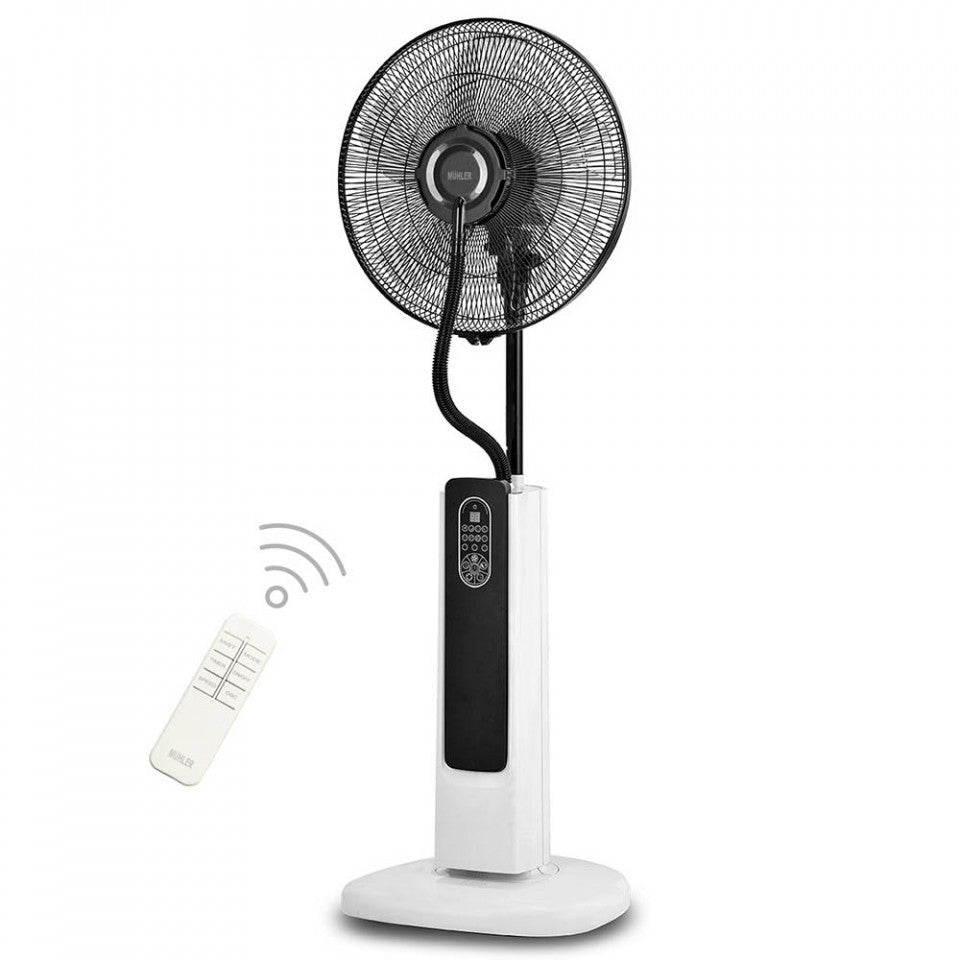 Вентилатор с мъгла от вода 16'' Muhler MF-1679RC, 75W, LED, артикул 1005305