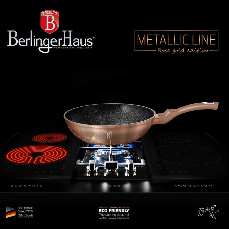 Уок тиган 28 cm Rose Gold (Cupru) Metalic Line Berlinger Haus BH 1512N