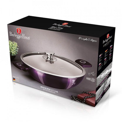 Wok с капак Purple Eclipse Collection BerlingerHaus BH 7114
